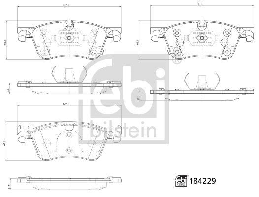 Гальмівні колодки Mercedes A4204212200 ціна, від 59.27 USD
